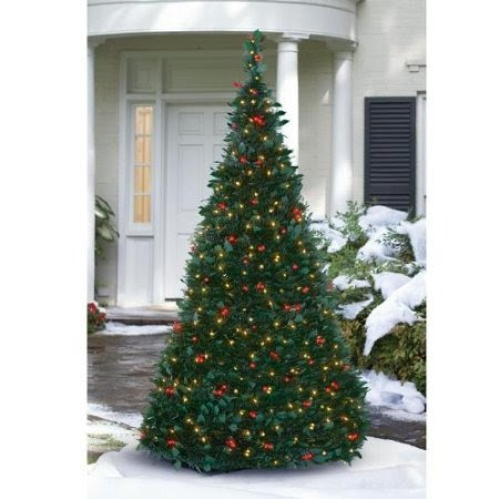 Electric Pre-Lit Pull-Up Christmas Tree