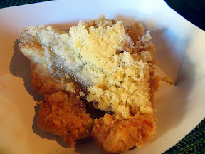 Homemade apple pie mini-pie slice thanks to the mom/sister of Farmers Revival Dave
