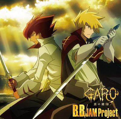 GARO -Honoo no Kokuin OP1-OP2 + ED1-ED2 Single  Cover