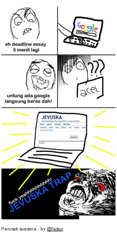 Screenshot komik tentang Jevuska Screenshot komik tentang Jevuska