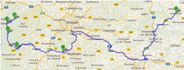 DIA 13 (09/08): Tubinga ; Lago Nagoldstau y pueblos de la Selva Negra (ALEMANIA) - ROADTRIP 2012 - EUROPA CENTRAL - 20 DIAS - 6400 Kms (Selva Negra / Alsacia / Hol (1)
