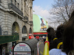 View of Madame Tussaud's as we waited to depart