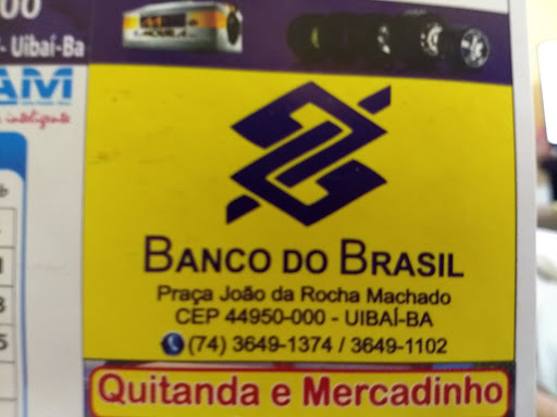 Banco do Brasil - Uibaí, pç João Rocha Machado 47, Uibaí - BA, 44950-000, Brasil, Banco, estado Bahia