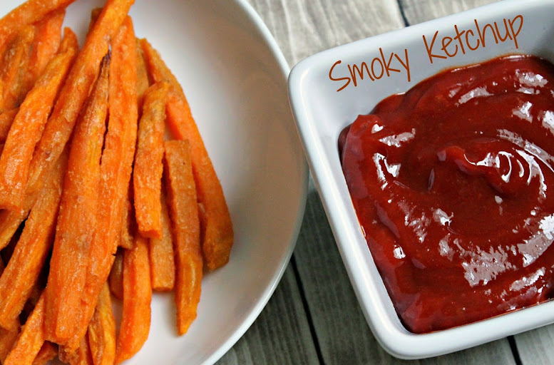 Smoky Ketchup recipe and Alexia Sweet Potato Fries #GameTimeGrub