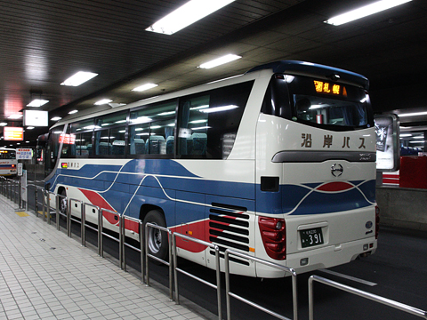 沿岸バス「特急はぼろ号」･391　札幌駅前ターミナル到着　その2