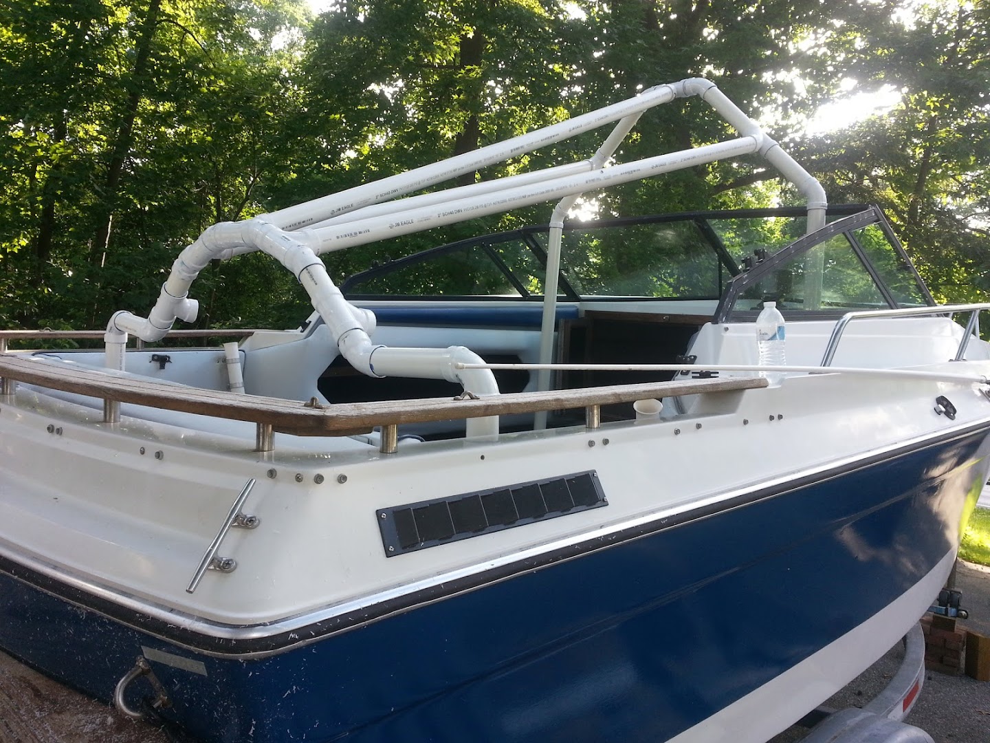 My "PVC-based boat cover frame support" build Page: 1 ...