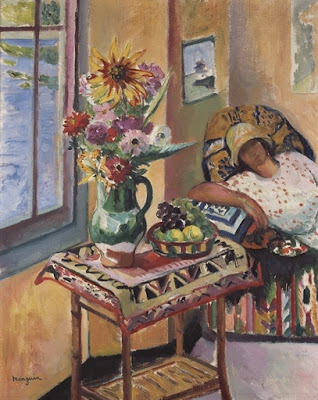Henri-Charles Manguin - Intérieur, Lucile Manguin (fille de l'artiste)