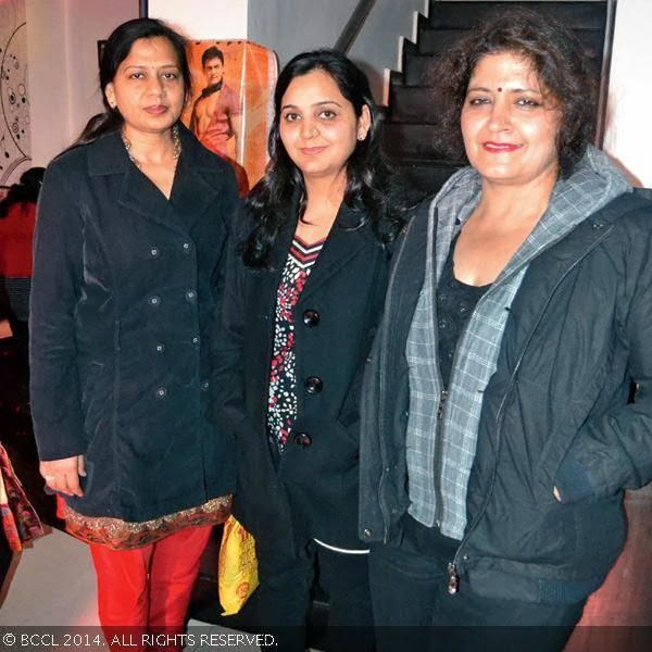 (L-R) Sushma, Aparna and Rashmi at a ladies party, held in Kanpur.