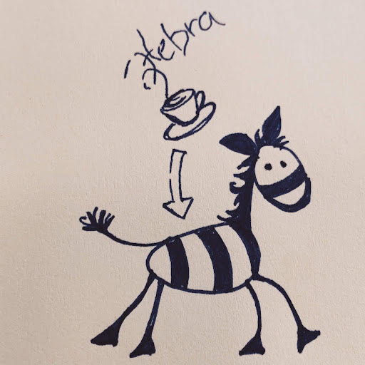 Café im Zebra logo
