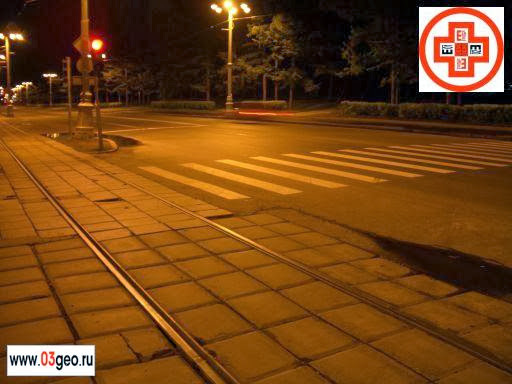 Инженерно-геодезические изыскания на трамвайных путях могут проводиться и ночью, если днём улично-дорожная сеть сильно загружена. Съемка плана линии, продольных и поперечных профилей пути