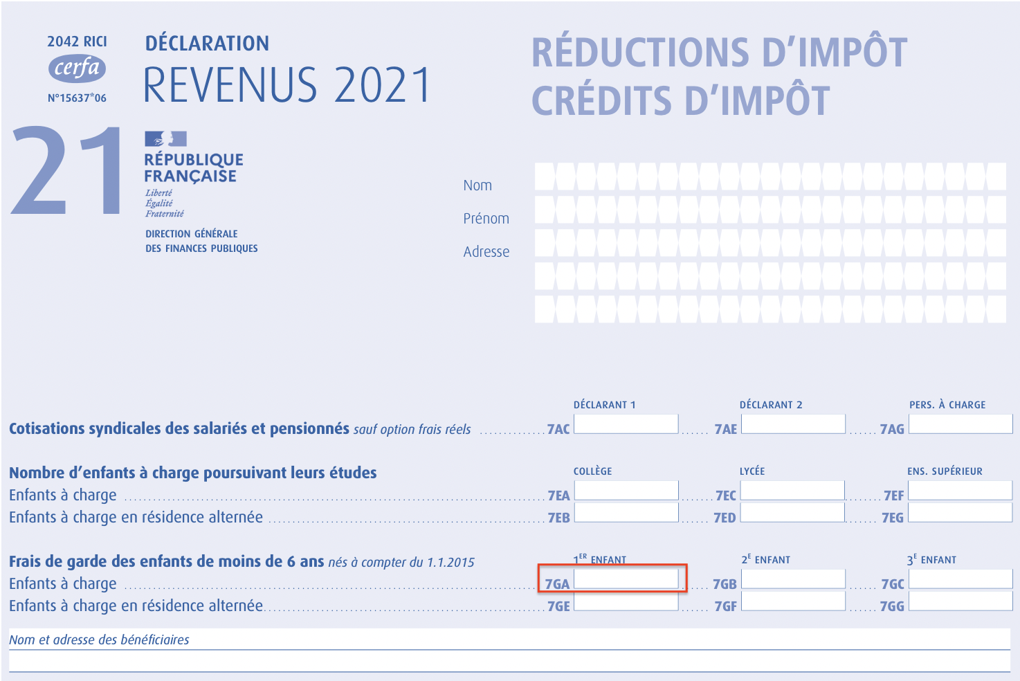 Frais de garde des enfants : montant du crédit d'impôt | Expert Impôts