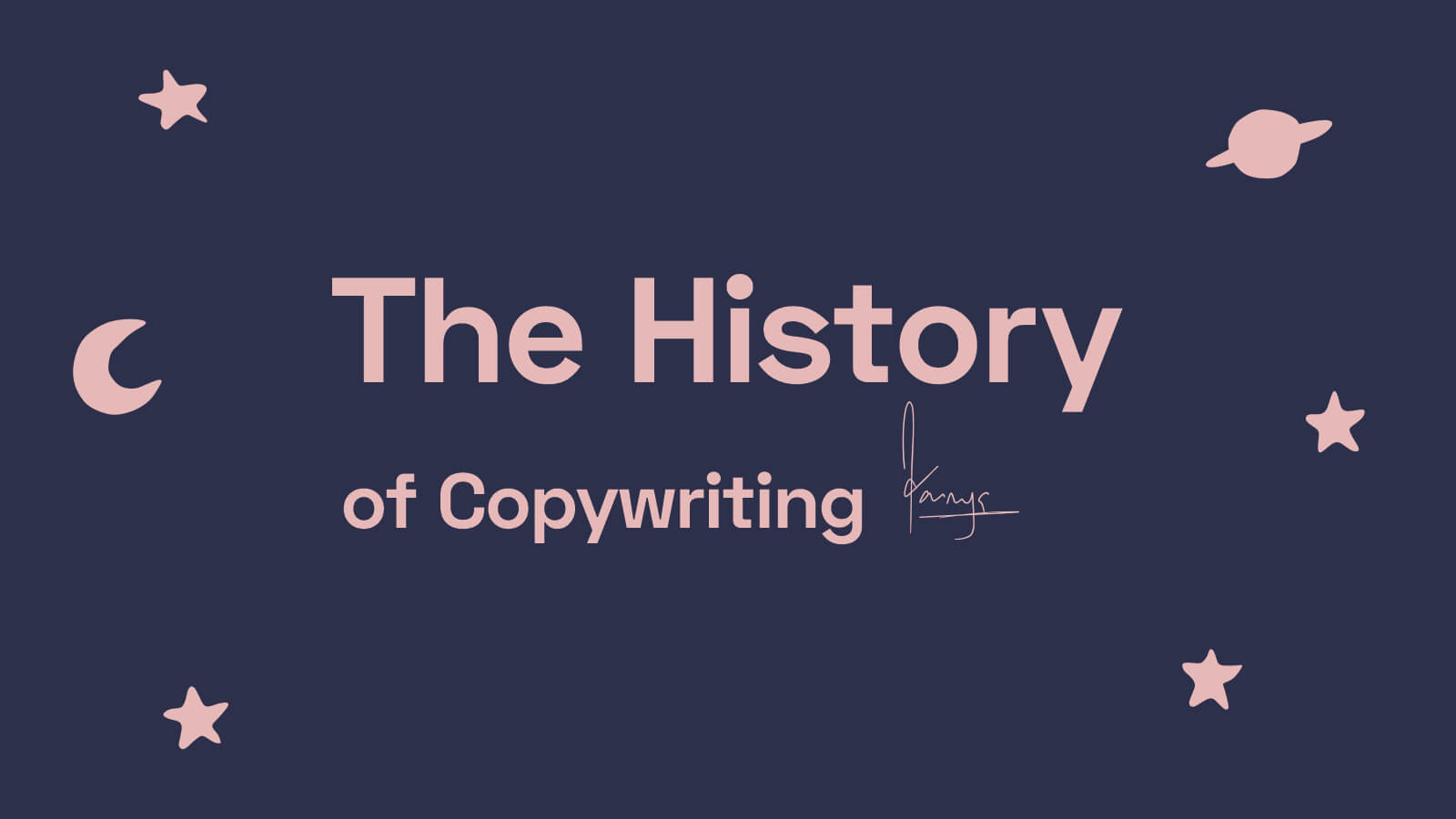 Copywriting Sejarah Copywriting