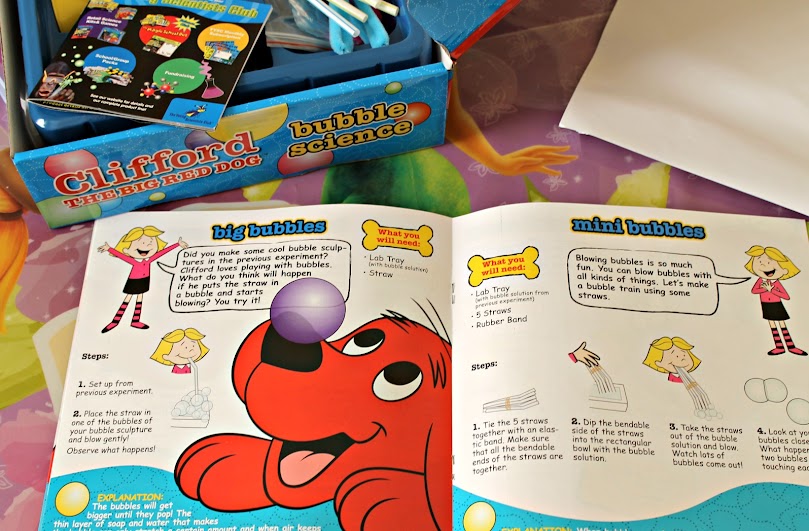Clifford the Big Red Dog Bubble Science Kit from The Young Scientists Club