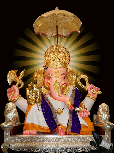 Ajoba Ganpati Mandir, Rupa Bhavani Rd, Shaniwar Peth, Solapur, Maharashtra 413002, India, Place_of_Worship, state MH