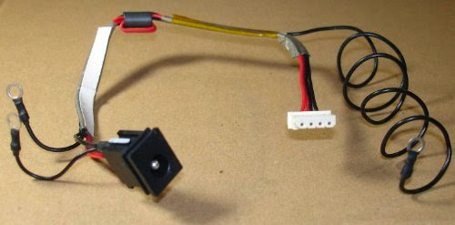 Genuine OEM AC DC Harness Power Jack Connector in Toshiba Satellite P300-ST3014 ST3712 ST6711 P300D-ST3711 P305-S8814 S8820 S8822 S8823 S8824 S8825 S8826 S8830 S8832 S8837 S8838 S8842 S8844 S8848 S8854 S88541 S8857 S8904 S89041 Replacement Socket