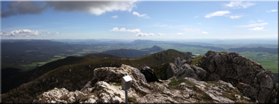 Panorámica desde la cima Panorámica desde la cima