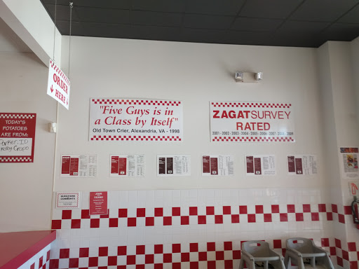 Fast Food Restaurant «Five Guys», reviews and photos, 15869 Fountain Plaza Dr, Chesterfield, MO 63017, USA