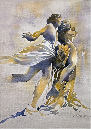 Daphne and Apollo - Rome. Artist Thomas Schaller