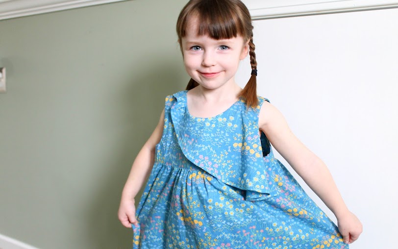 The Ethereal Dress from Figgy's Heavenly Pattern Collection as sewn by Jill Dorsey of Made with Moxie
