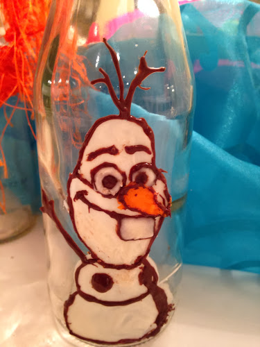 Olaf, chocolate painted Olaf, food art, Disney's frozen movie