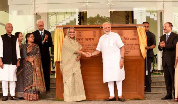 PMs of India And Bangladesh Inaugurate Bangla Bhavan In Shantiniketan