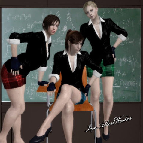 Galería De Bellezas De Resident Evil - Página 4 School_girl_uniforms_ftw_by_iamalbertwesker-d3g4lbs