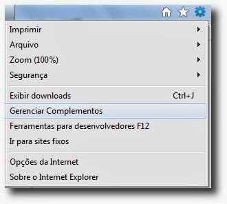 Clique no menu indicado