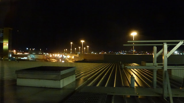 View outside of the Qantas Lounge