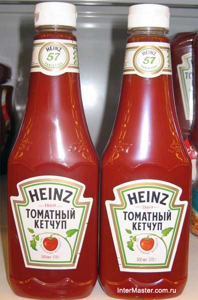 Кетчуп Heinz из томатов и из томатной пасты