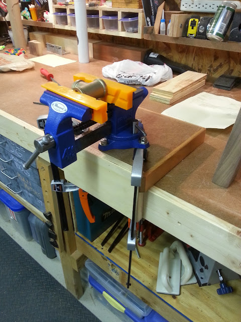 Workbench Vise and Mount Bushwoodworking.com