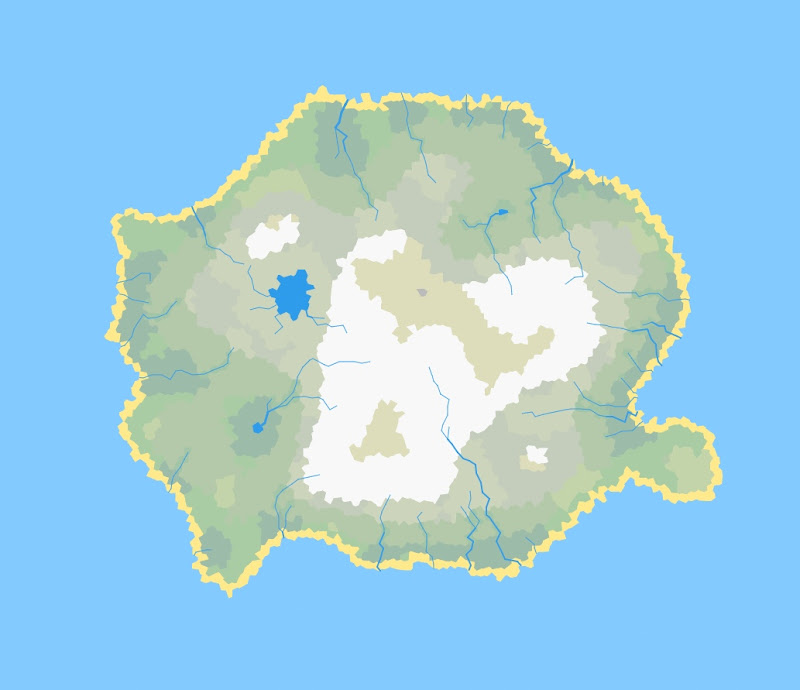 example of generated island