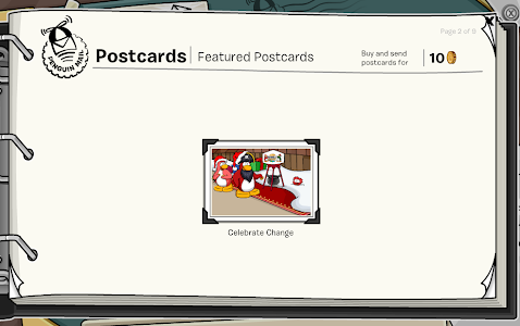 Club Penguin: Postcards Updated - Holiday Postcards