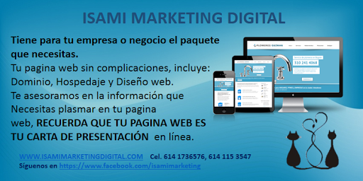 Isami Marketing Digital, Calle Méndez 4300, Cerro Cnel. II, Independencia, 31370 Chihuahua, Chih., México, Agencia de publicidad | CHIH