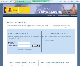 CREO MI VIAJE: Ministerio de Exteriores Español: Registro de Viajeros en el  Extranjero