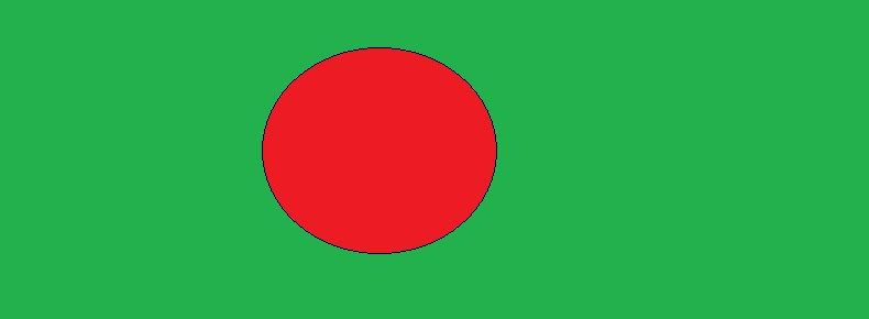 Flag of beutyful Bangladesh