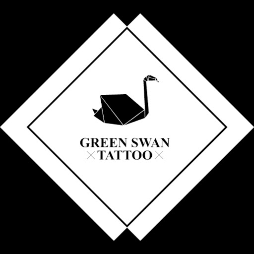 Green Swan Tattoo logo