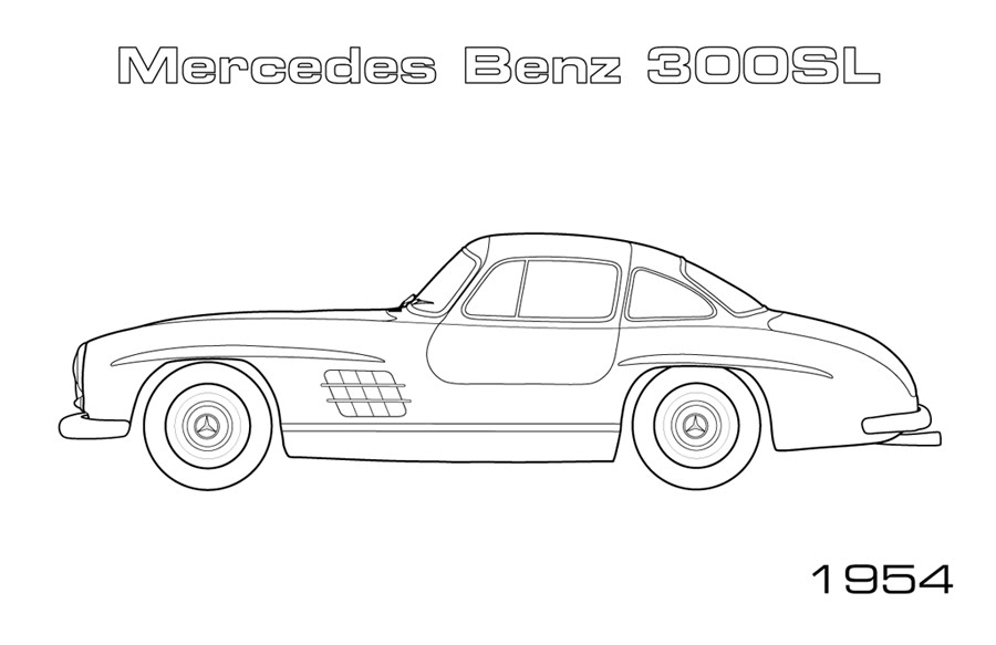 Download Road and Sports Cars - Car Coloring Pages