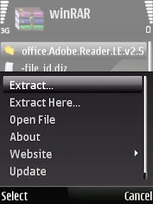 winrar winrar Free Download Application to Extract Files via phone easier with Nokia s60v3/s60v5 WinRAR