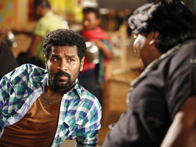 Prabhudeva in a still from the Tamil movie 'Aadalam Boys Chinnatha Dance'.
