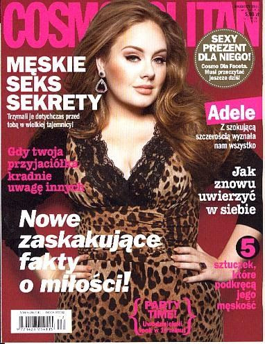 Adele en Cosmpolitan USA y Polonia (Diciembre 2012)