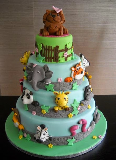 Zoo Birthday Cakes