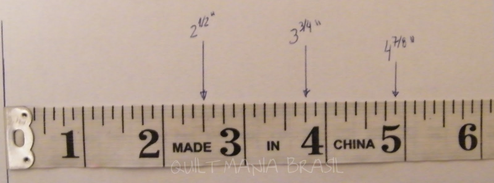 Quilt Mania Brasil Voc Sabe Usar Polegadas 
