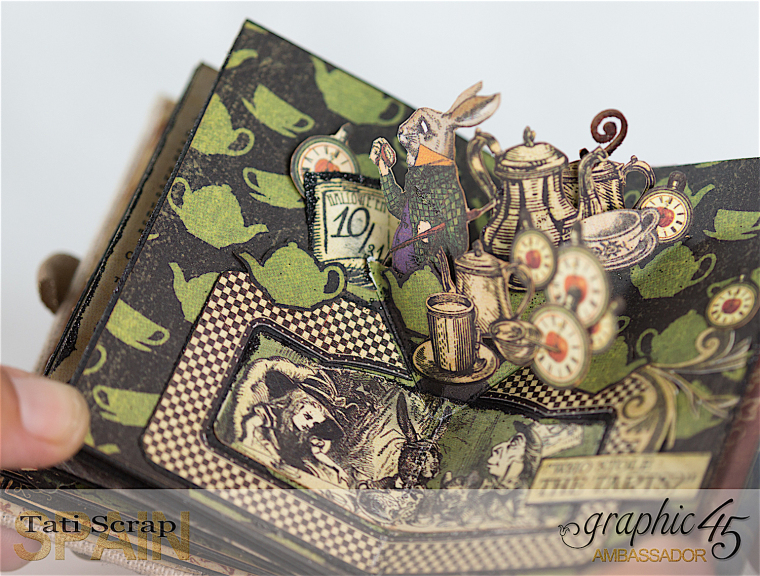 Tati, Hallowe'en in Wonderland - Deluxe Collector's Edition, Pop-Up Book, Product by Graphic 45, Photo 25