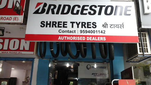MRF Tyres - Shree Tyres, Shop No. 9, Bldg No. 8, Oswal Paradise, Opp Reliance Petrol Pump, Mira Bhayandar Road, Miraroad east,, Thane, Maharashtra 401107, India, Tyre_Manufacturer, state MH