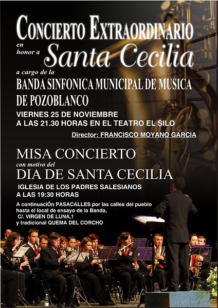 Programa de actos con motivo de Santa Cecilia 2011