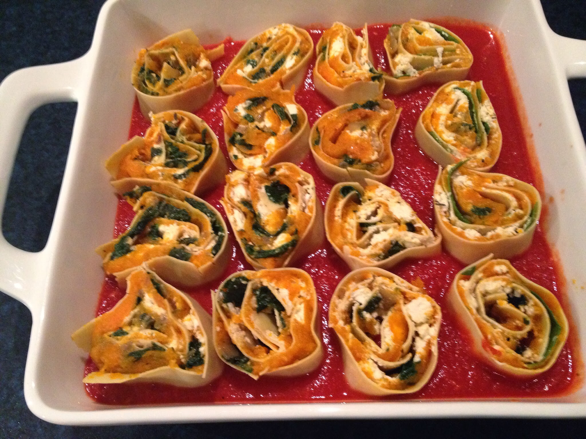 Simply Joolz: Squash & Spinach Rotolo