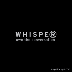 Whispe® logo design New York, NY.