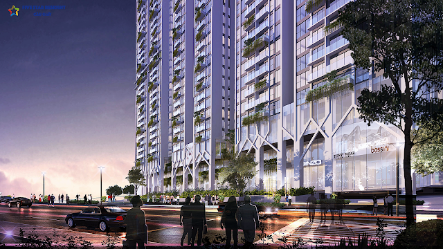Phối cảnh toà căn hộ Five Star Cầu Giấy Phối cảnh toà căn hộ Five Star Cầu Giấy