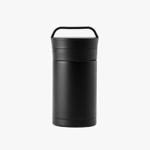  Food Thermos Jar - Double Wall 18/8 Stainless Steel Vacuum Sealed - 17oz. Capacity Matte Black