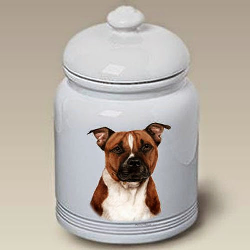  Pit Bull Terrier - Tamara Burnett Treat Jars